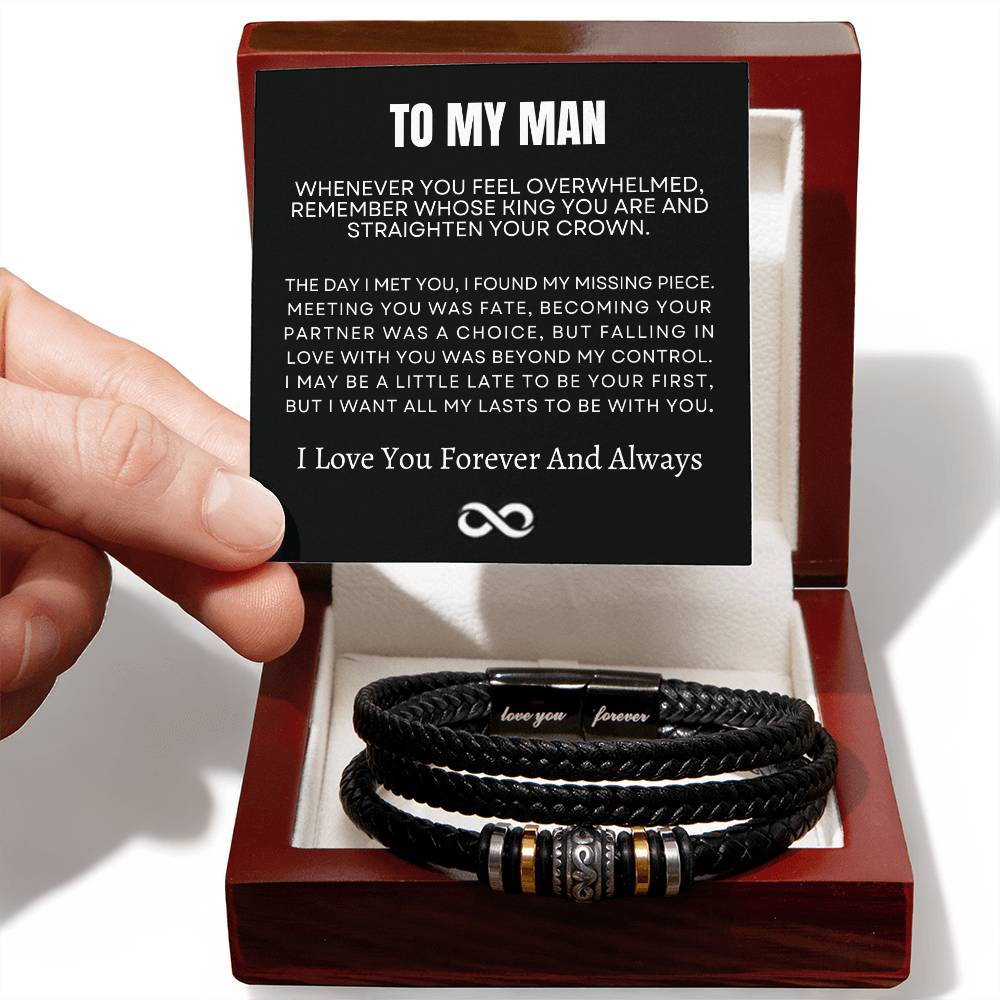To My Man | Love You Forever Bracelet