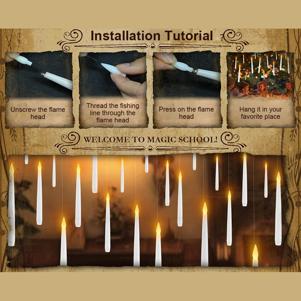 Floating LED Candles Magic