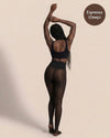 Fleece Lined Sheer Illusion Tights