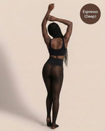 Fleece Lined Sheer Illusion Tights