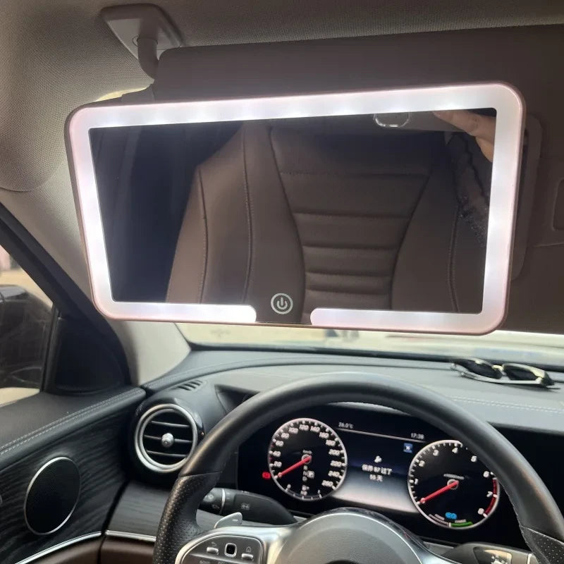 Rechargeable LED Car Vanity Mirror