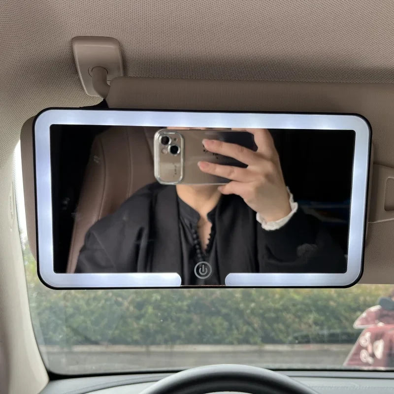 Rechargeable LED Car Vanity Mirror