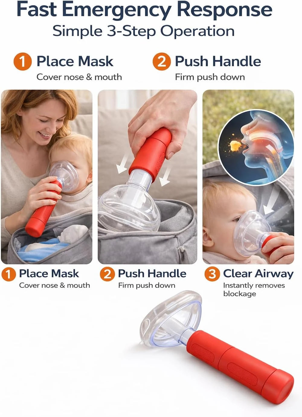 Choking Rescue Device Bag