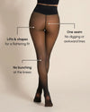 Fleece Lined Sheer Illusion Tights