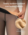 Fleece Lined Sheer Illusion Tights