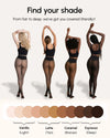 Fleece Lined Sheer Illusion Tights