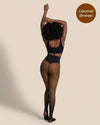 Fleece Lined Sheer Illusion Tights