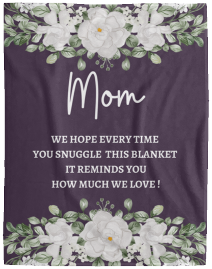 MOM FLOWER BLANKET| MOTHER'S DAY GIFT