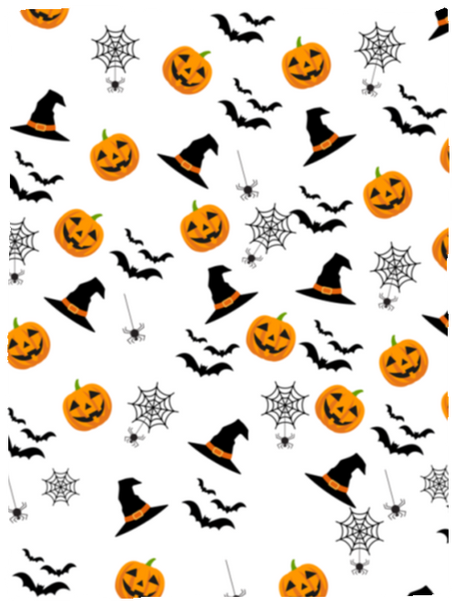 Halloween Pattern Blanket