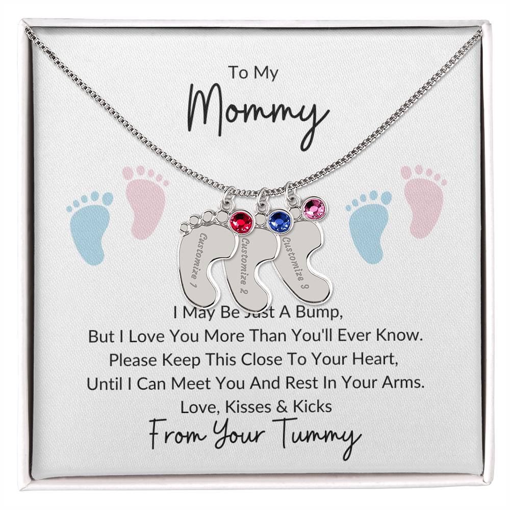 Mommy Bump Baby Feet