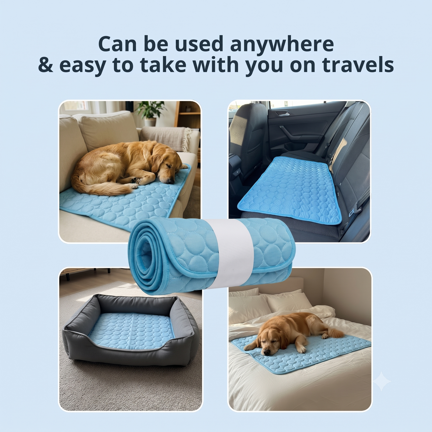 CoolRest Portable Pet Cooling Mat
