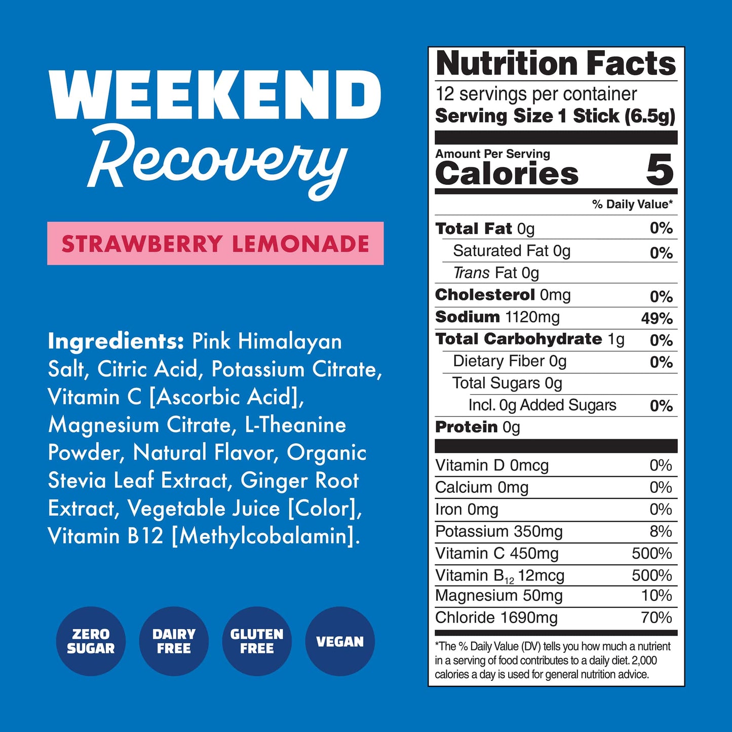Weekend Recovery Daily Hydration Pack