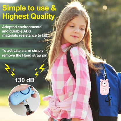 Compact Personal Safety Alarm Keychain