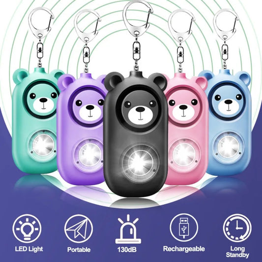 Compact Personal Safety Alarm Keychain