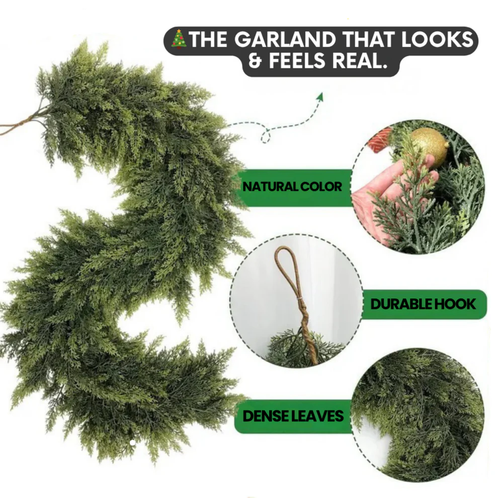 Evergreen Cozy Cedar Garlands
