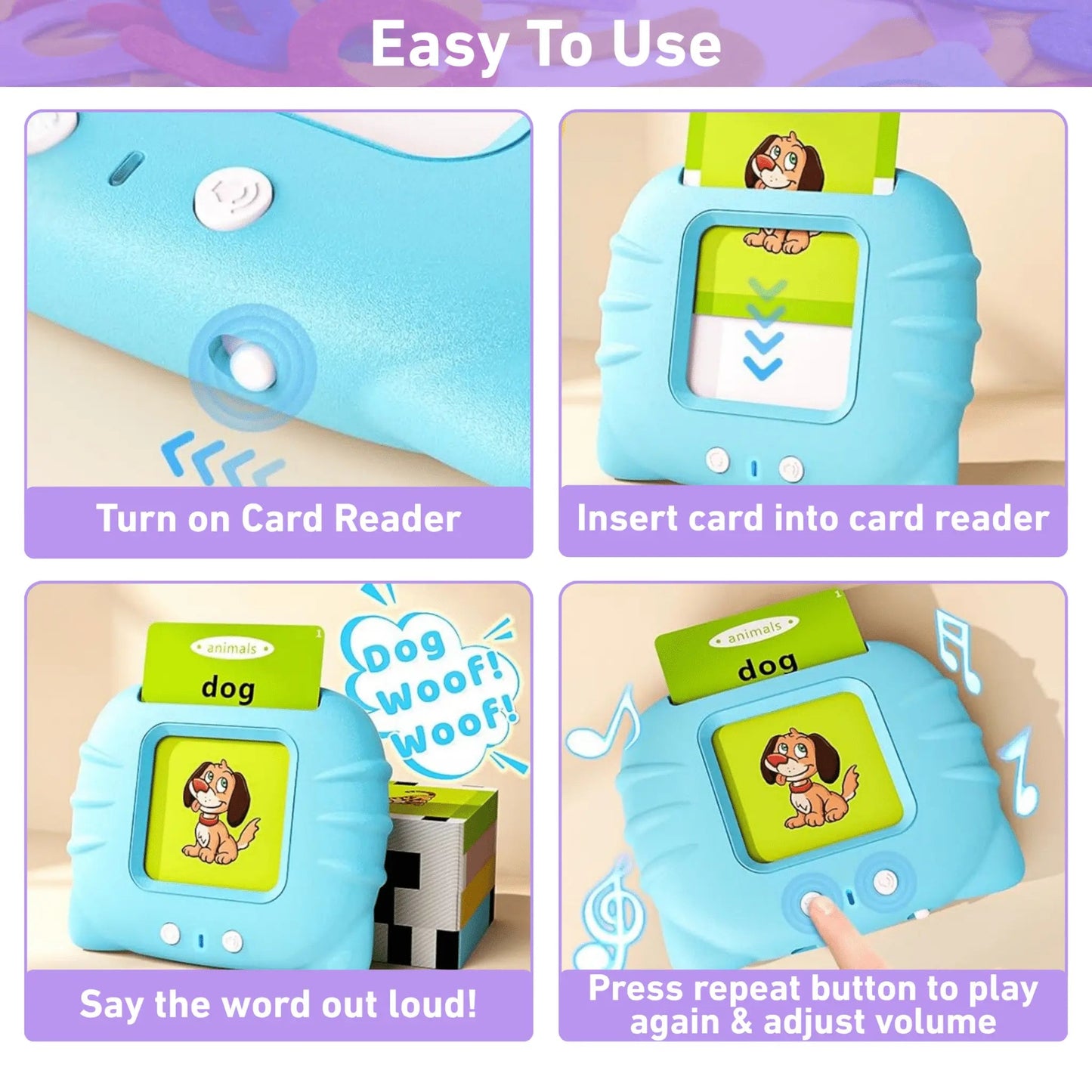 ToddleReady Talking Flashcards Home Kit