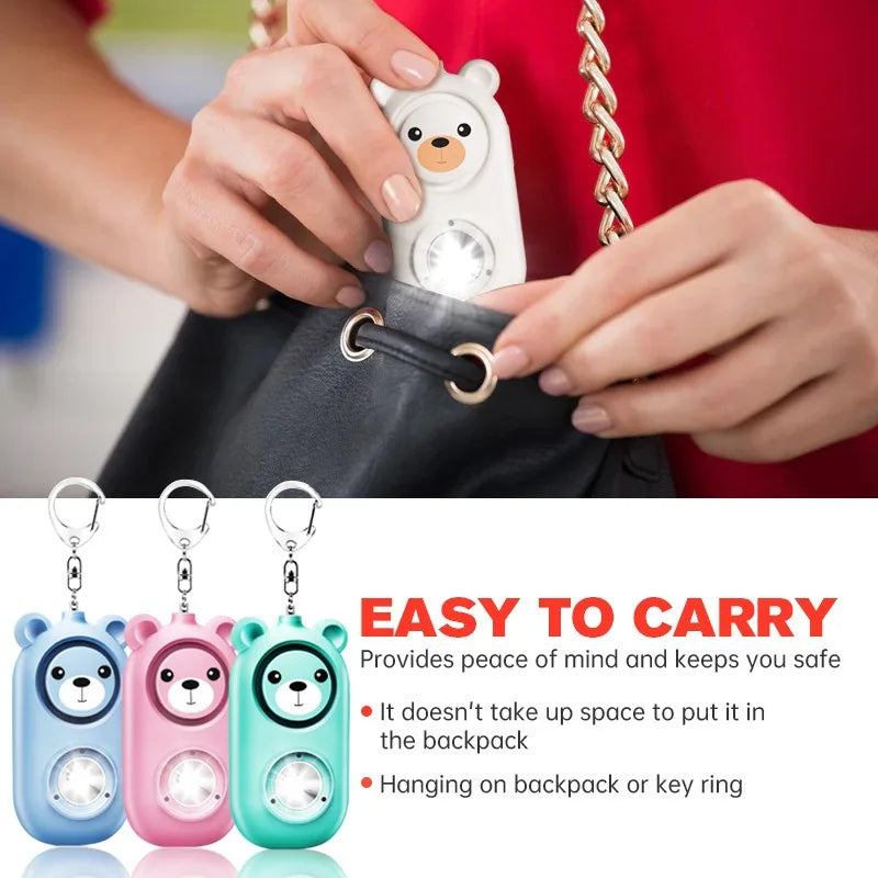 Compact Personal Safety Alarm Keychain