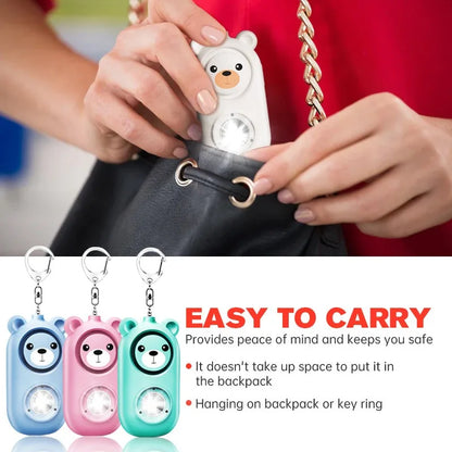 Compact Personal Safety Alarm Keychain