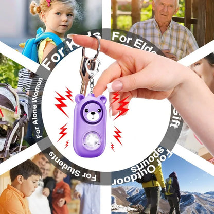 Compact Personal Safety Alarm Keychain