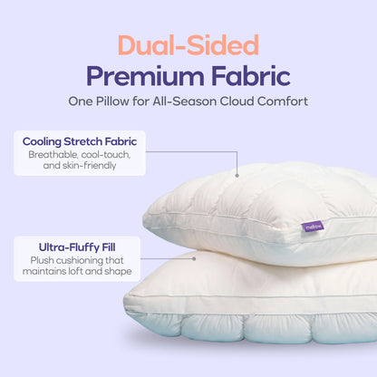 Pufflora Cooling Cloud Pillow