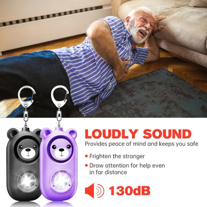 Compact Personal Safety Alarm Keychain