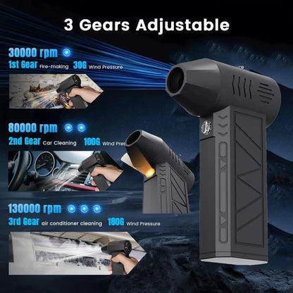 SnowJet Handheld LED Turbo Blower