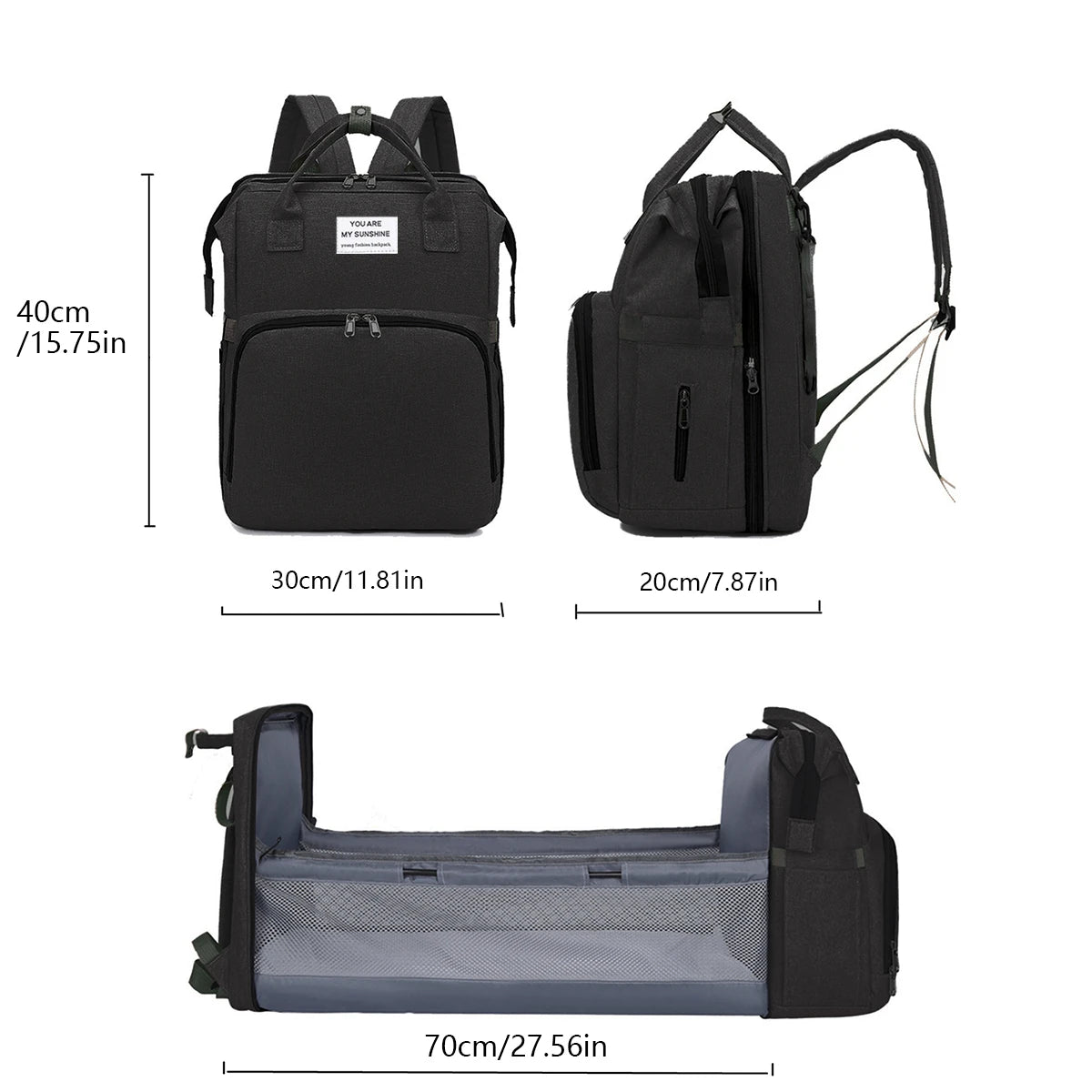 Nestora Baby™ Foldable Diaper Backpack