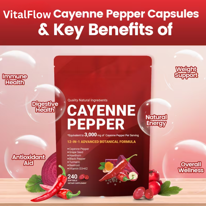 Vital Pulse Cayenne Softgels