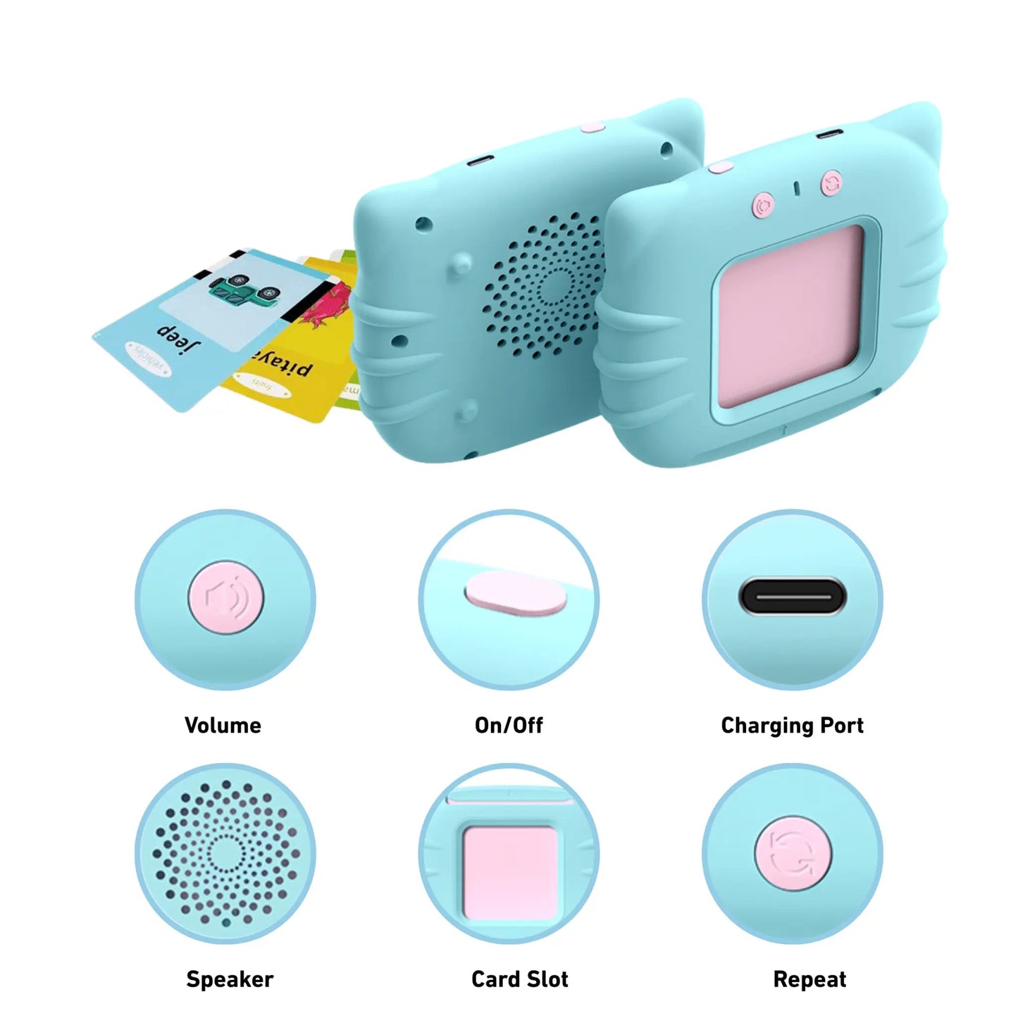 ToddleReady Talking Flashcards Home Kit