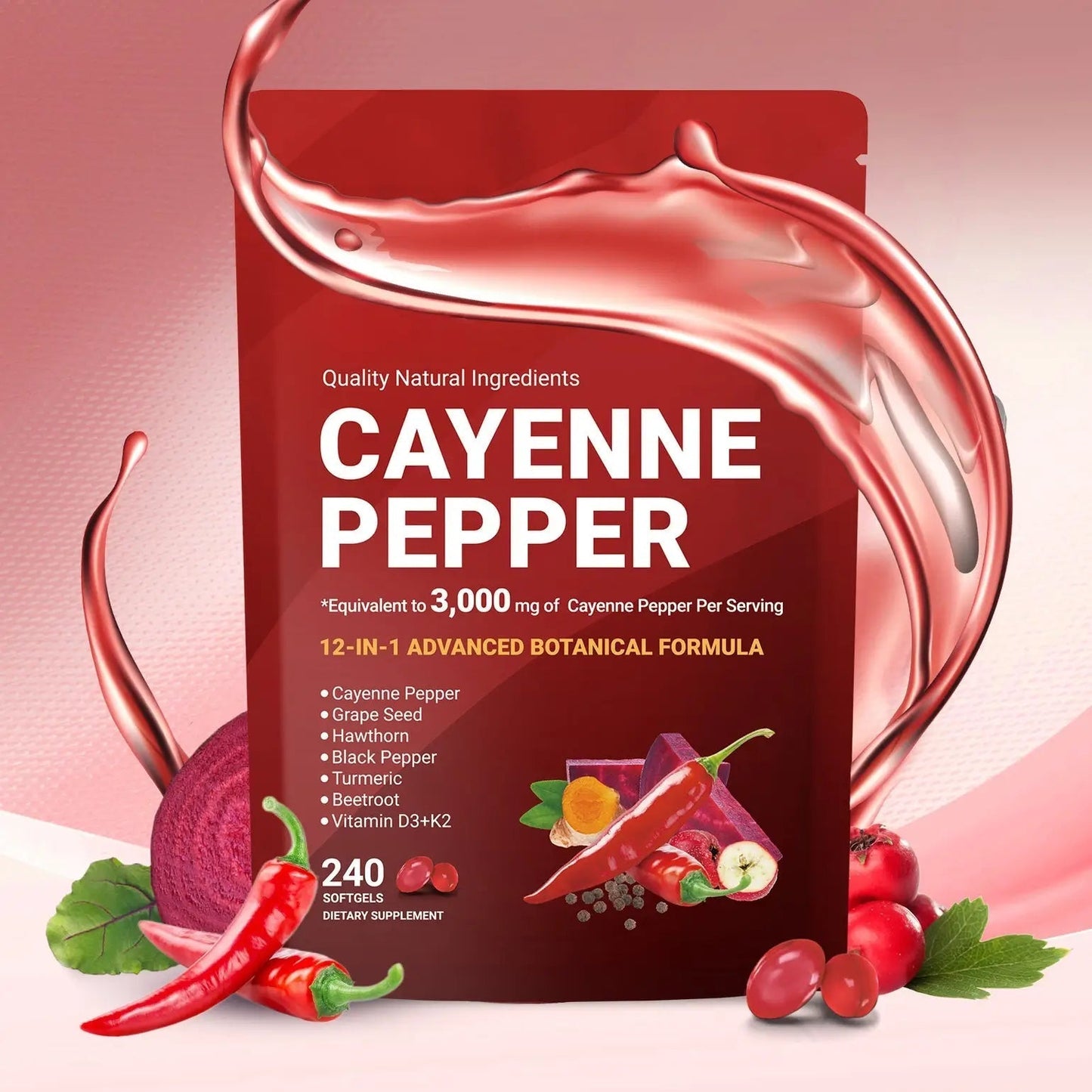 Vital Pulse Cayenne Softgels