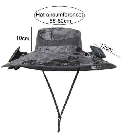 CoolBreeze Solar Cooling Hat Outdoor