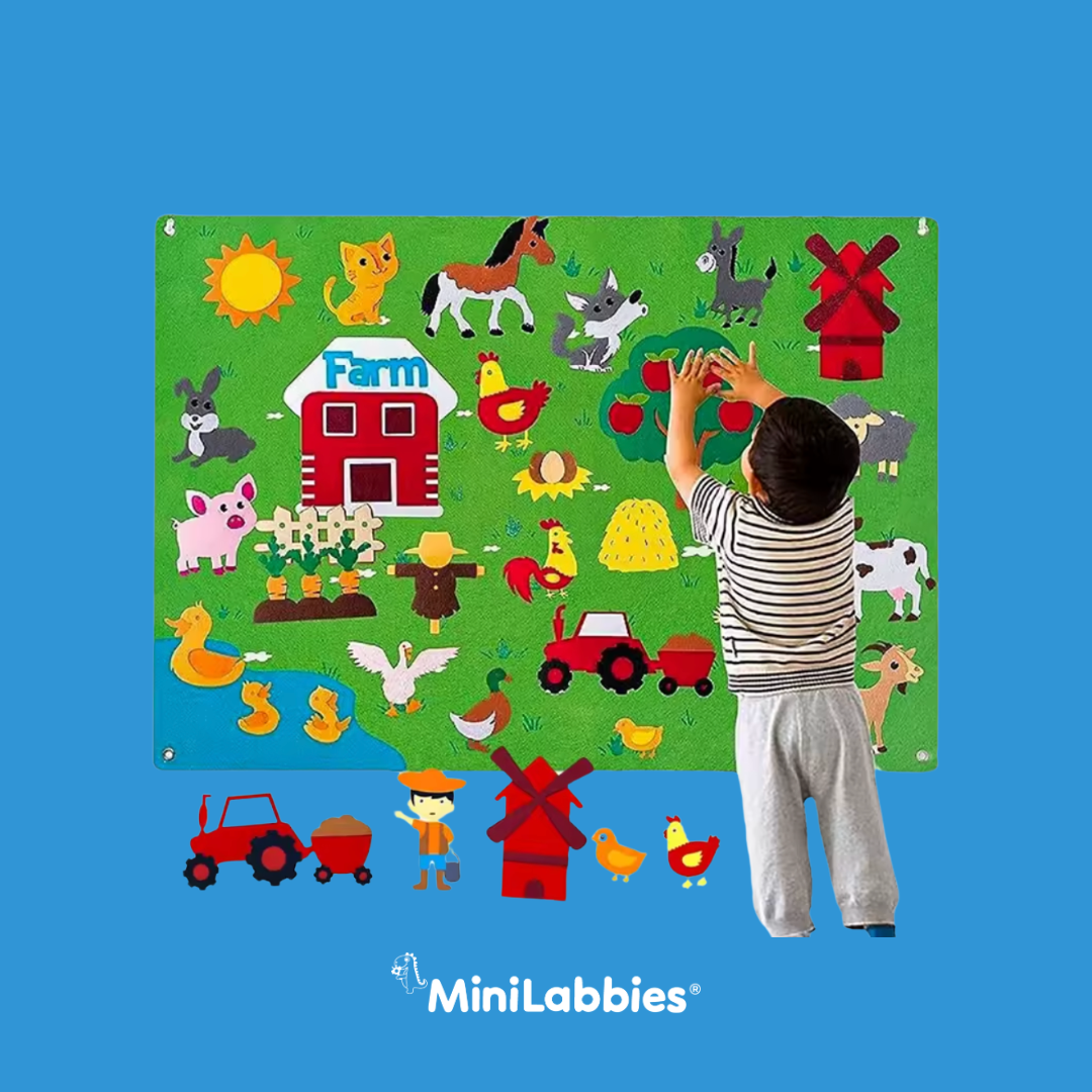 MiniFarm Felt Play Learning Board