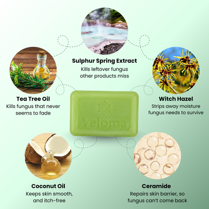 Veloma Rapid Jock Itch Relief Soap