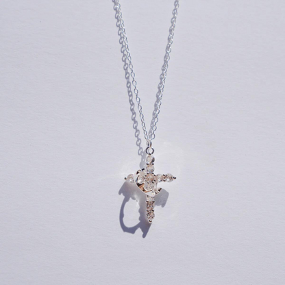 CROSS & CROWN NECKLACE