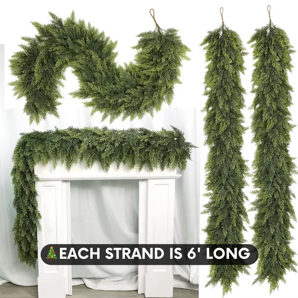 Evergreen Cozy Cedar Garlands