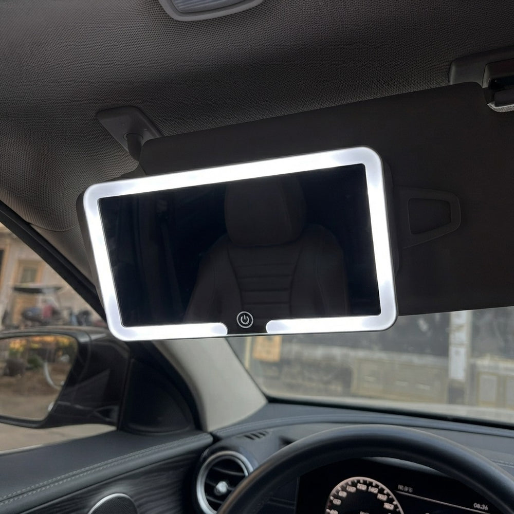 Rechargeable LED Car Vanity Mirror