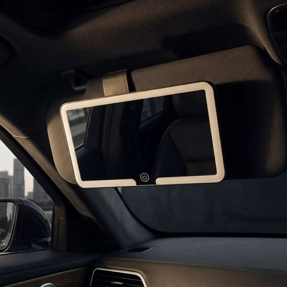 Rechargeable LED Car Vanity Mirror